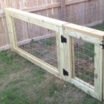 Bull panel fence pt pine framed on 2 sides