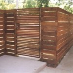 Horizontal with steel framed gate