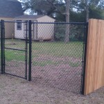Black Chain link Fence Austin TX