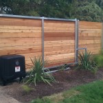 Horizontal Cedar Slide Gate