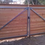 Steel Framed Horizontal fence